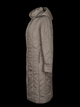 Пальто женское демисезонное Merlion SHEILA т.серый б