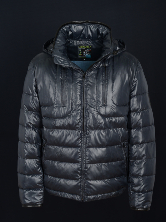 Куртка зимняя мужская Merlion М-2949 (т.синий клетка)