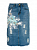 Юбка джинсовая удлинен. Candy 802 голубой