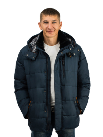 Куртка зимняя мужская Merlion M-517 (синий)2