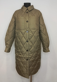 Пальто женское H&M 126108 хаки