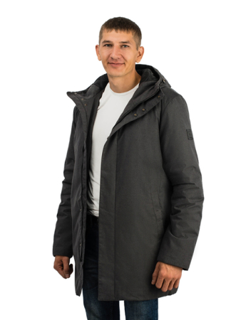 Куртка зимняя мужская Merlion HENRY (серый)2